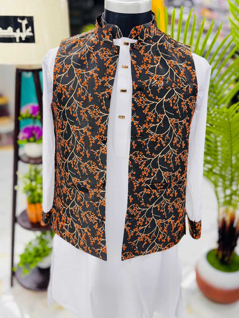 প্রিমিয়াম কাতান সিকোয়েন্স কটি-পাঞ্জাবি সেট 2026